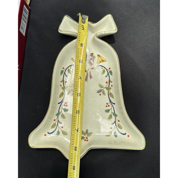 Mikasa Fine Porcelain Holiday Elegance Bell Candy Dish FK001-205 6E - Picture 9 of 11